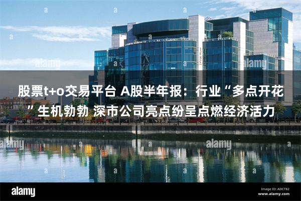 股票t+o交易平台 A股半年报：行业“多点开花”生机勃勃 深市公司亮点纷呈点燃经济活力